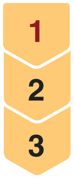 Steps 1, 2, 3