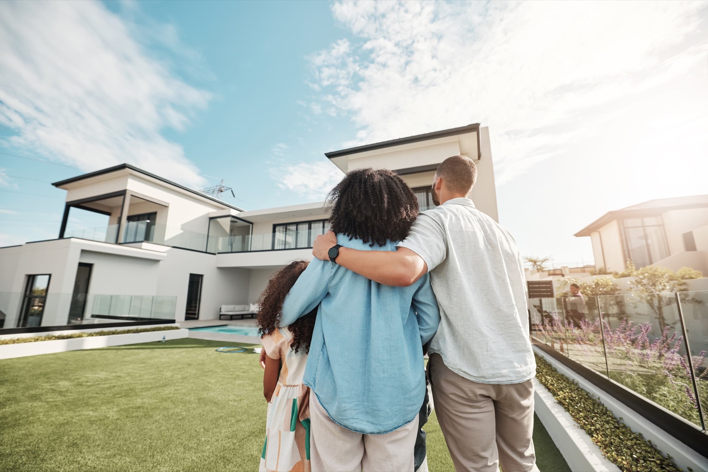 Homeowners reviewing the benefits and costs of a second mortgage